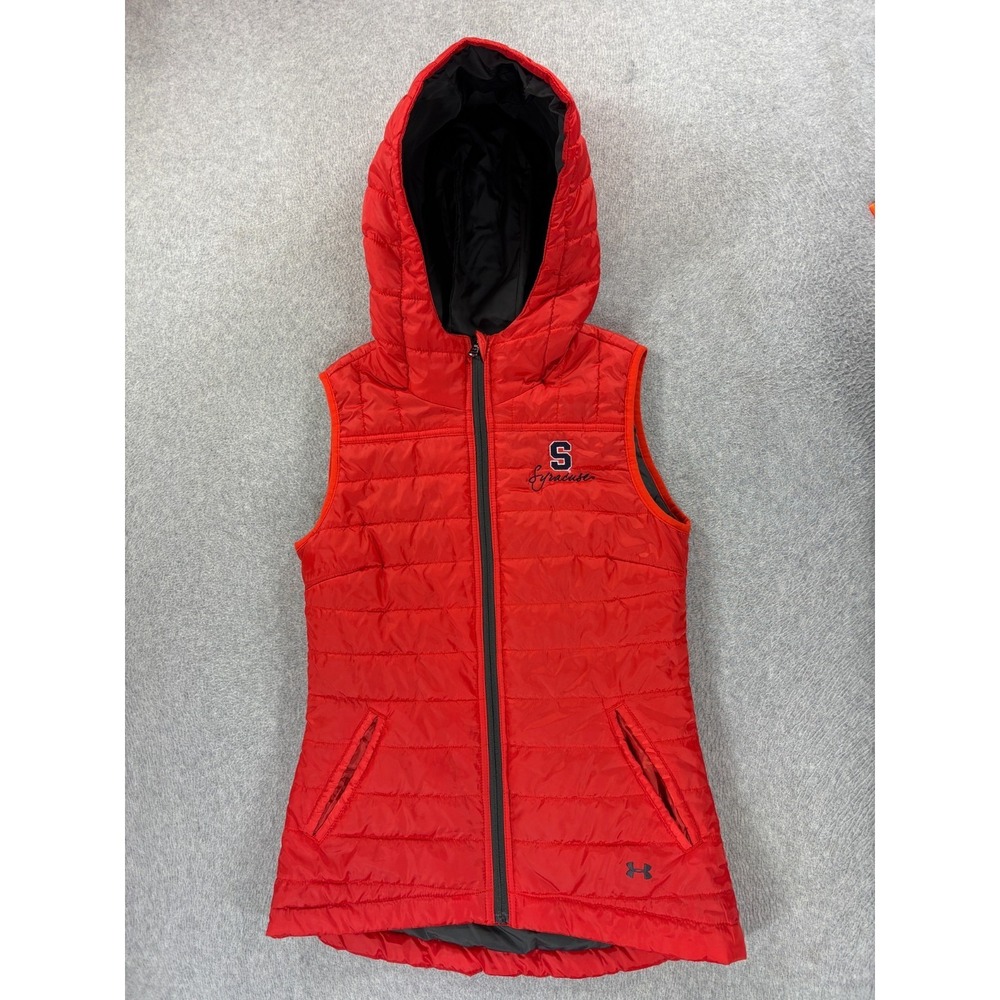 Syracuse Orange‎ Under Armour Semi-Fitted Hoodie Jacket Vest (Women's Small)